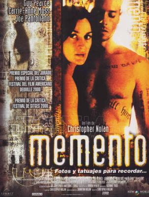 "Memento", primera película de nuestro ciclo de cine